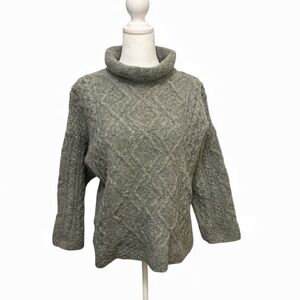 Irelands Eye Knitwear Cable Knit Wool Sweater
